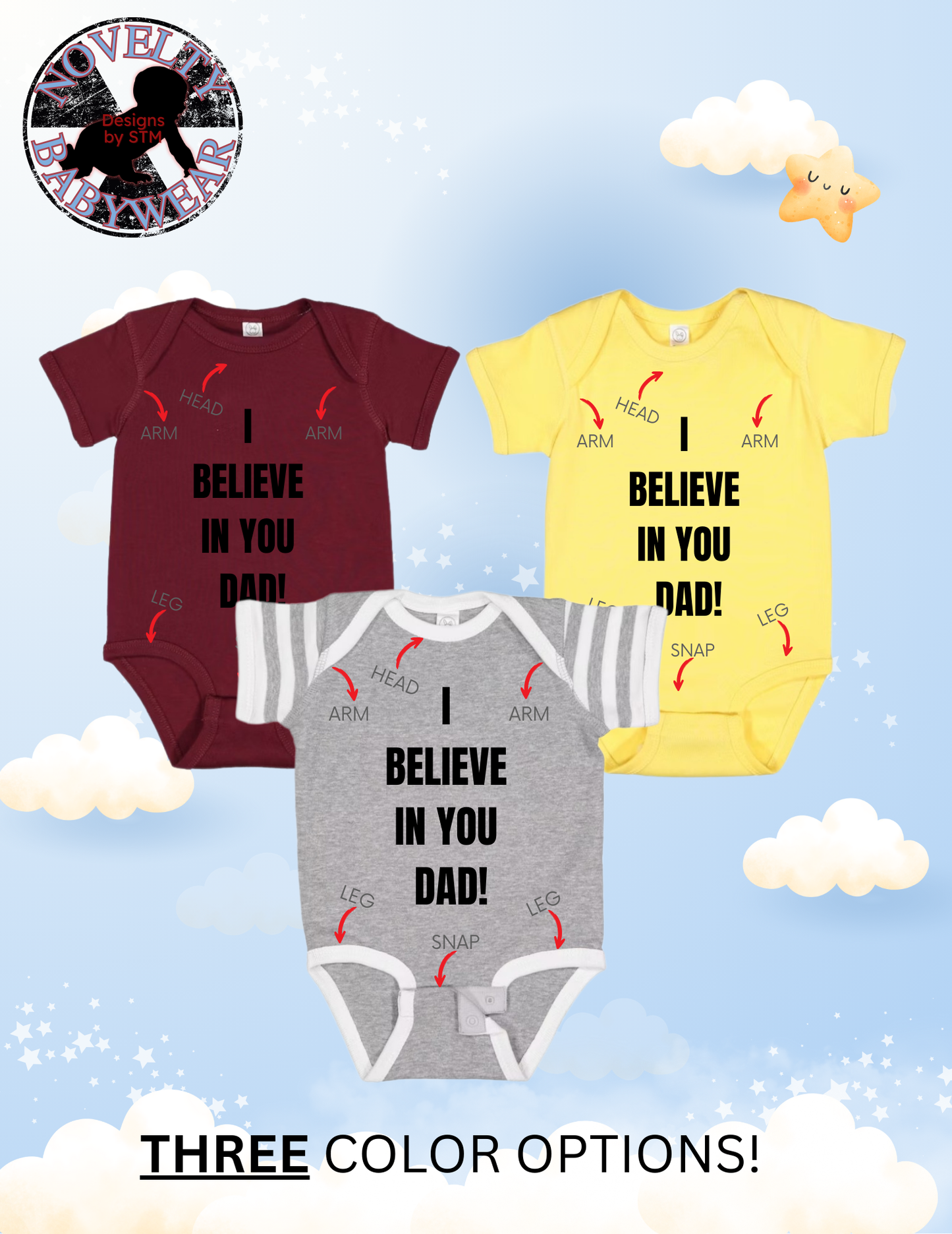NEW DAD SUPPORT ONESIE