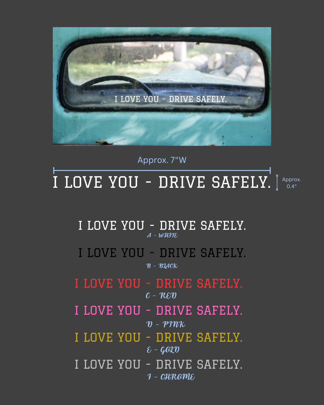 Car Vinyl Decal