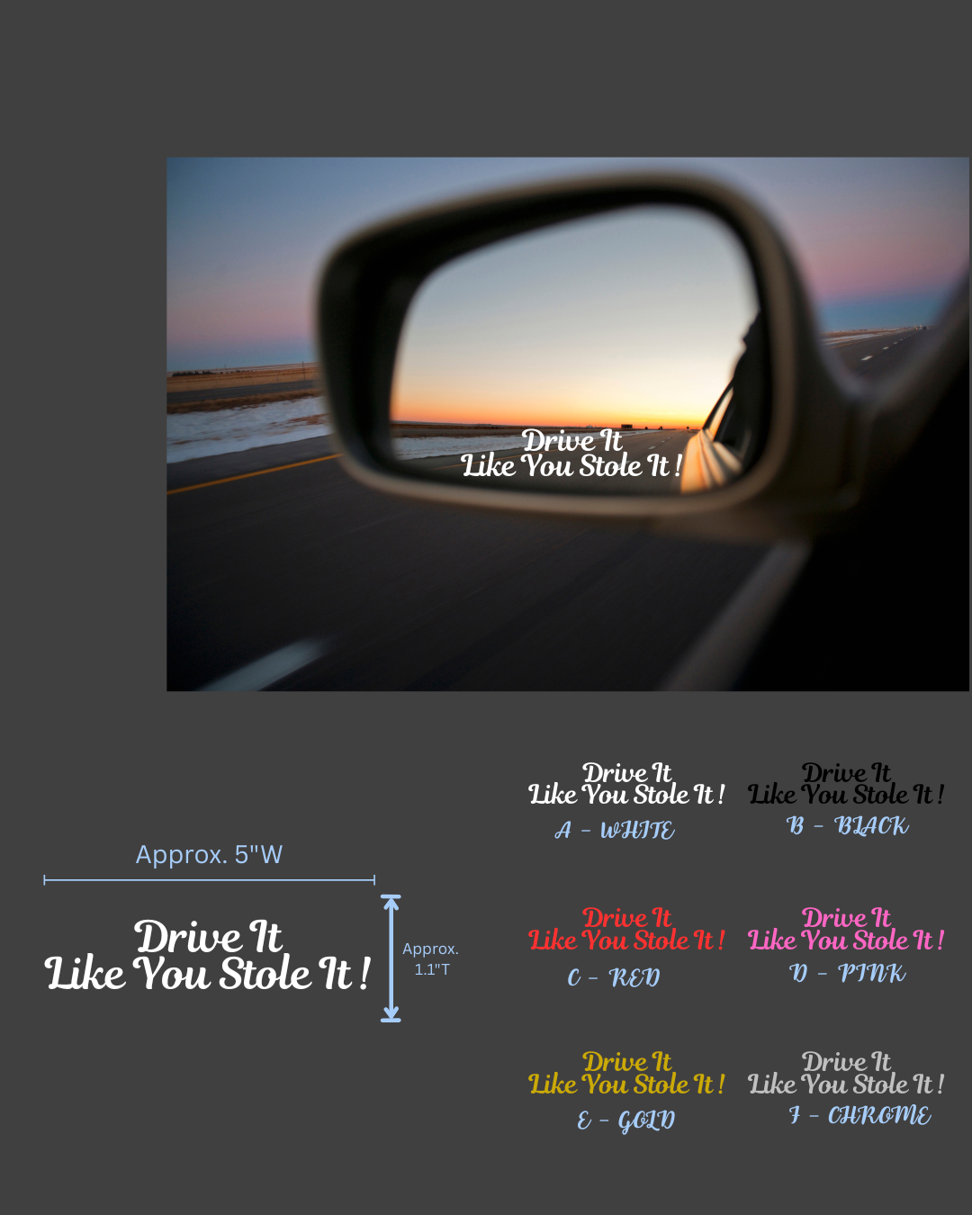 Car Vinyl Decal