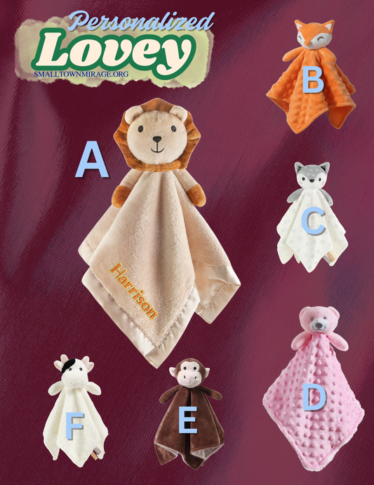 Personalized Name Loveys